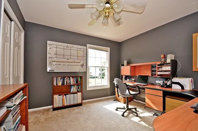Home office preview for a 3D walkthrough example
